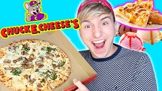 Tasting Chuck E. Cheese's Food MUKBANG TASTE TEST
