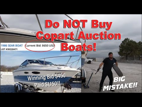 3 Reasons NOT to Buy Copart Auction Boats!