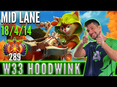 Alliance.w33  [ Hoodwink ]  Mid Lane Pro Gameplay - Patch 7.31d - Dota 2 Full Game