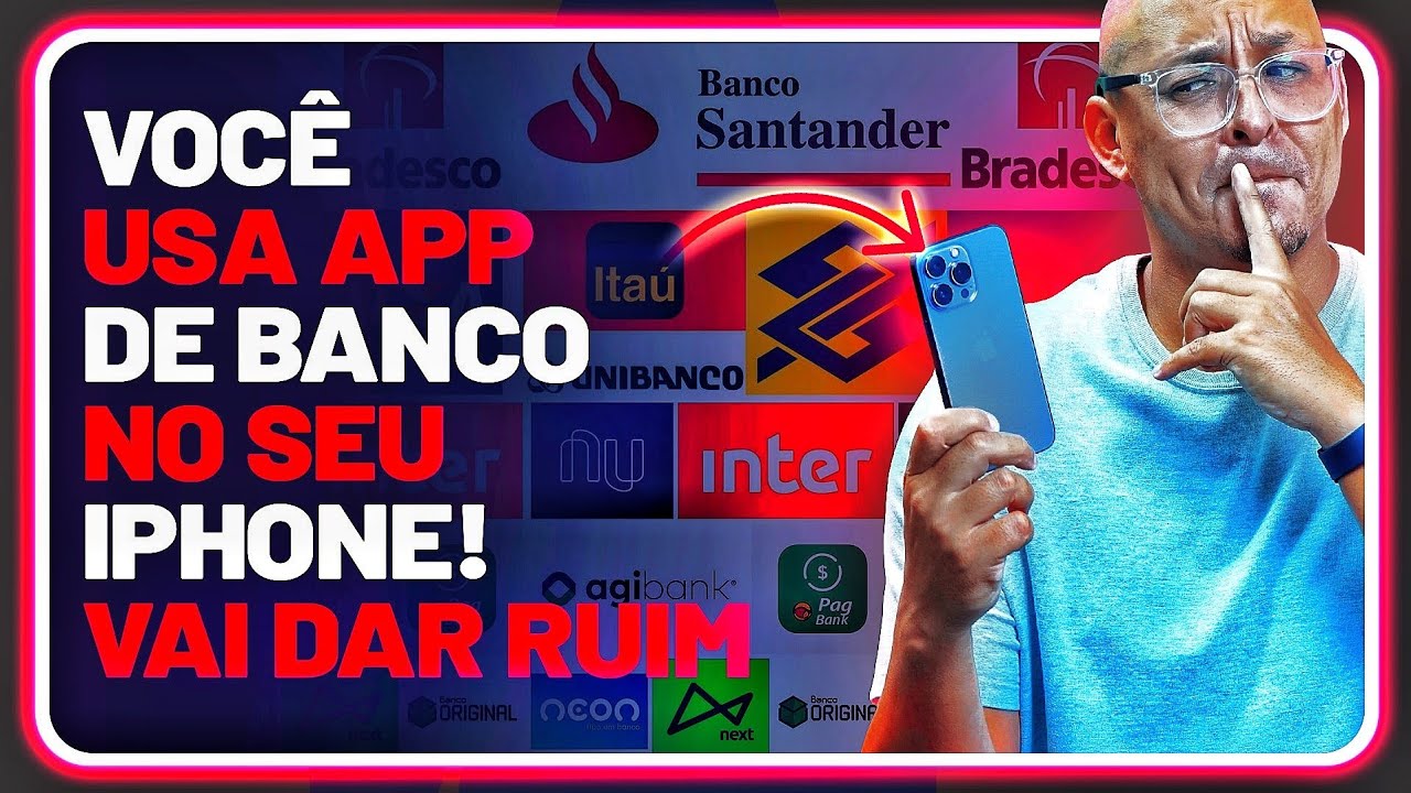 URGENTE! FAÇA ISSO AGORA nos apps de BANCO do IPHONE! Como bloquear aplicativos de bancos