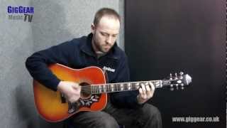 Video thumbnail for Epiphone Hummingbird Pro Acoustic Guitar by GigGear
