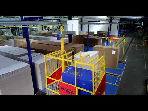 MINDA | Zwischenlager mit Kunststoffkettenförderern