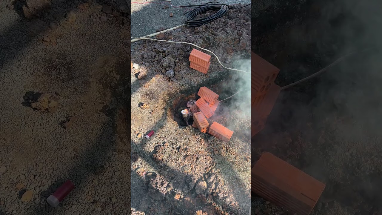 Professional Lightning Protection Setup – Cable, Rod, Grounding