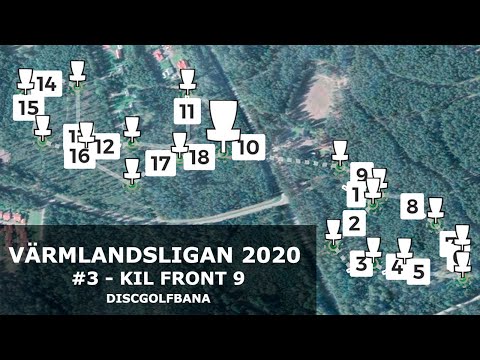 DGTVPlay | Värmlandsligan #3 - DiscGolf Front 9 - Kil