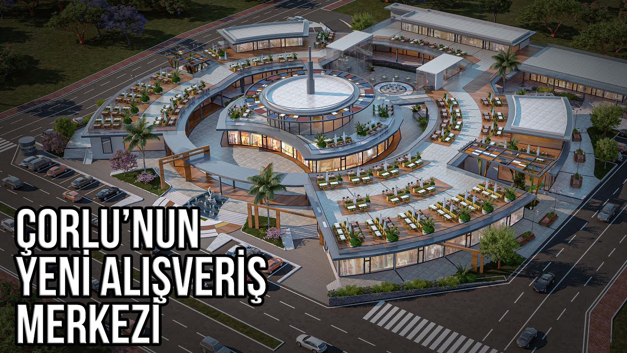 ÇORLU KONUT VE İŞYERİ PROJELERİ - GÜMÜŞ İNŞAAT 2022 PROJELERİ - ÇORLU ALIŞVERİŞ MERKEZİ