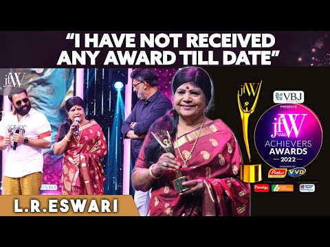 I have not received any award till date | L.R. ESWARI | JFW Achievers Awards 2022 | Jfw