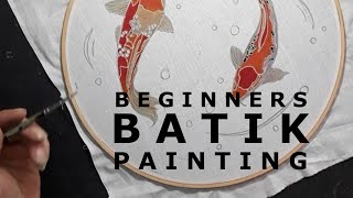 Download lagu Batik tutorial 3: Batik Painting for Beginners #batik #fibreart #dye mp3