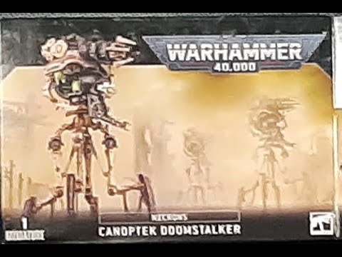 Lets Build EP 67 Necrons  Canoptek Doomstalker for Games of 40K