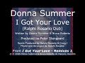 Donna Summer - I Got Your Love (Ralphi Rosario Dub) LYRICS - HQ 2005