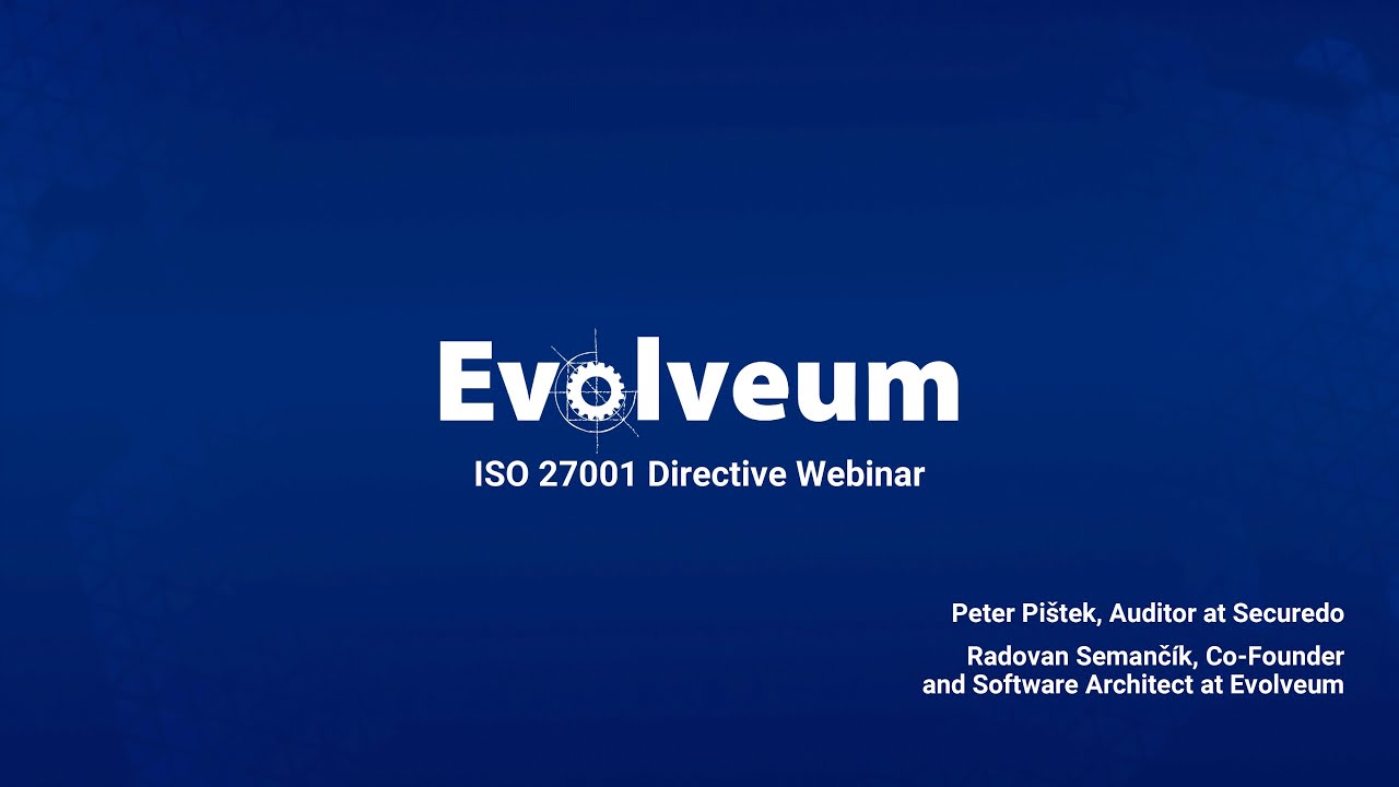 ISO 27001 Directive Webinar: Basic Concepts and How MidPoint Can Help with the Compliance