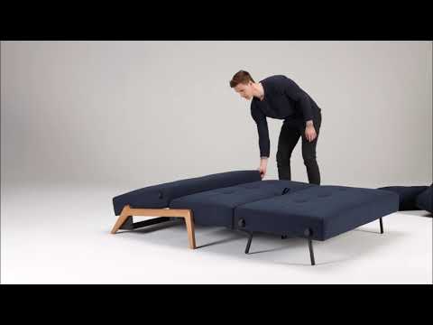 CUBED Deluxe Wood Sofa Bed 90CM & 140CM