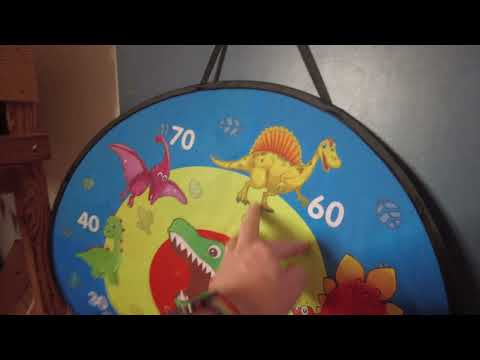 Empfehlung: Doppelseitige Klett Dart Scheibe für Kinder - TOMYOU Dartscheibe