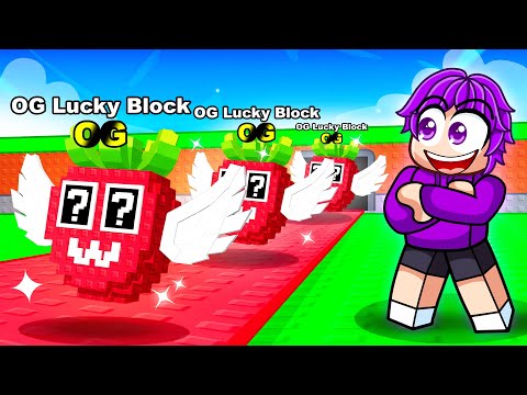 I Got 100 OG LUCKY BLOCKS in Steal a Brainrot