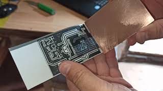 Toner transfer without heat PCB [ easy way ]