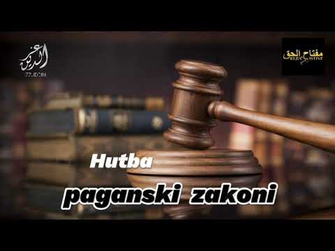 Isječak iz hutbe paganski zakoni • šejh Izudin Jakupovic