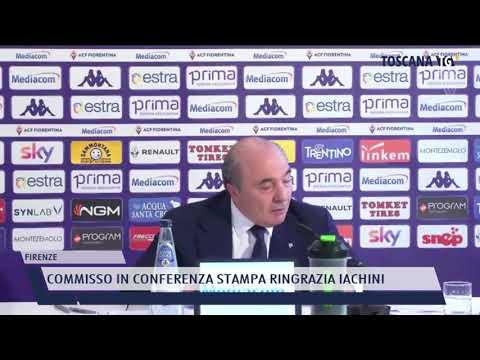 2021-05-14 FIRENZE - COMMISSO IN CONFERENZA STAMPA RINGRAZIA IACHINI