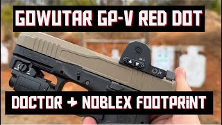 GOWUTAR GP-V Red Dot Sight for Doctor & Noblex Footprint