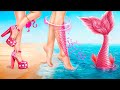 Mermaid Vs Barbie In Real Life How To Become Popular On The Desert Island