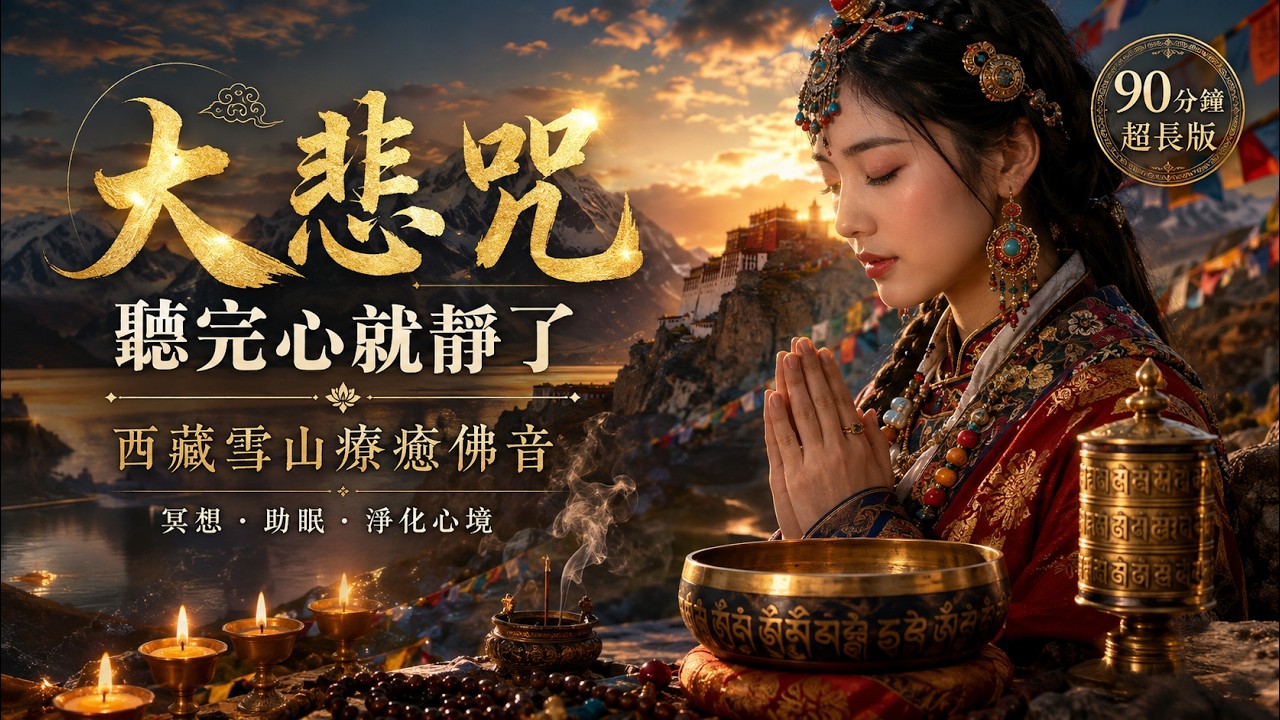 晚上聽這首藏曲，不知不覺就睡著了｜失眠療愈音樂｜ 来自高原的藏族音樂｜冥想・祈禱 #睡前音樂 #藏族