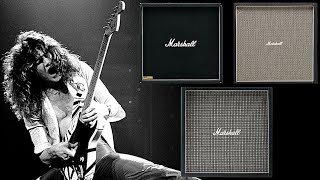 Video thumbnail for Eddie Van Halen Isolated Tracks vs Marshall Cabs 1960BV 1960BHW 1960BX by Hollywood Rare Guitars