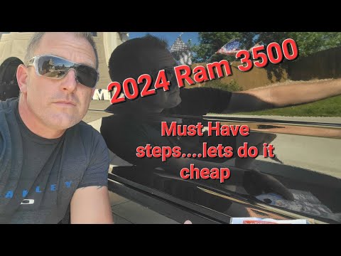 2024 Ram HD 3500 Cummins...running board install! time to step up to step in!