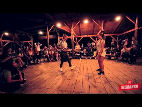Top 16 Dancehall 1vs1 Julia Cichosz vs Justyna Dziadziuszko SIEMANKO DANCEHALL CAMP CONTEST 2014