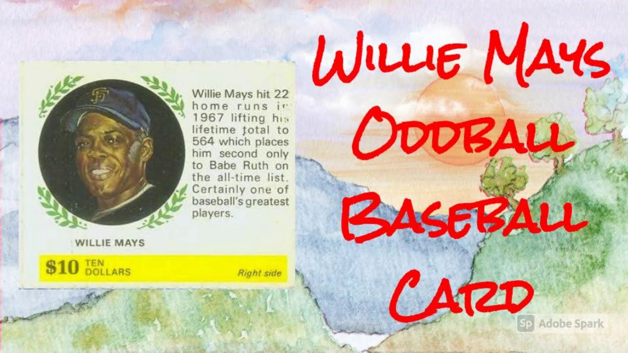 This Oddball Willie Mays Baseball Card Will Get Your Engine Revving