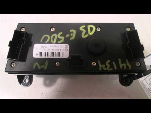 2003 Mercedes E500 Power Master Window / Control 2118206410 Air Suspension Switch - mbiparts.... OEM