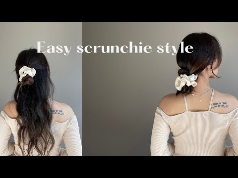 EASY & SIMPLE SCRUNCHIE STYLES