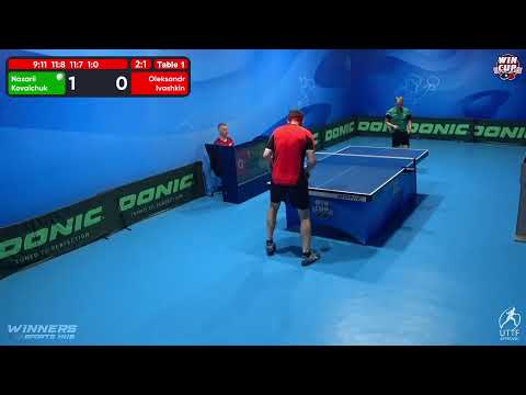23:00 Nazarii Kovalchuk 3  - 1 Oleksandr Ivashkin West 5 WIN CUP 09.10.2022 | TABLE TENNIS WINCUP