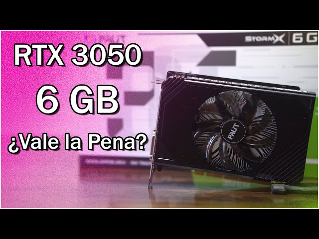 Vídeo relacionado con Palit GeForce RTX 3050 StormX (6GB GDDR6/PCI Express 4.0/1470MHz/14000MHz)