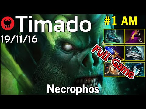 Timado [Infamous] plays Necrophos!!! Dota 2 Full Game 7.21