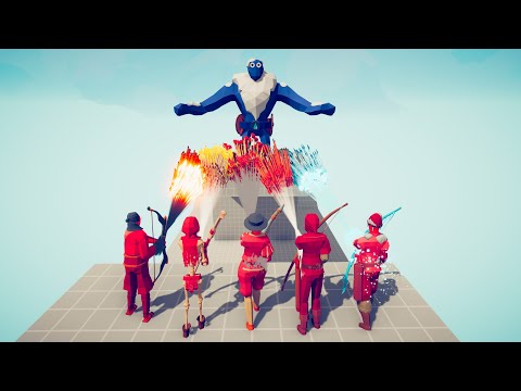 5x ARCHERS GODS vs ARMY OF UNITS | TABS - Totally Accurate Battle Simulator