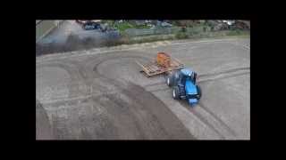 preview picture of video 'New Holland drilling Spring Wheat with 8m Simba Free Flow filmed with DJI Phantom'
