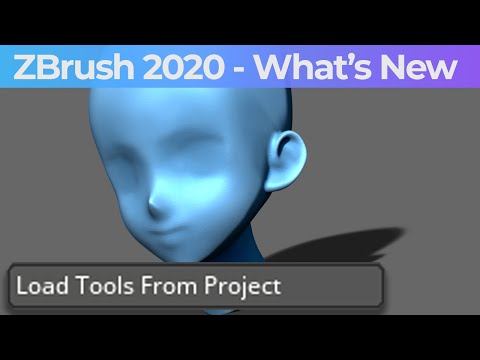 009 Zbrush 2020 Load Tool From Project