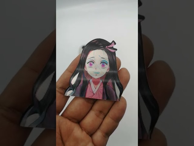 ملصق ثلاثي ابعاد لشخصية نيزكو