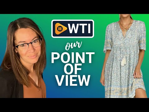 Floral Tunic V-Neckline Dress - WTI product video review