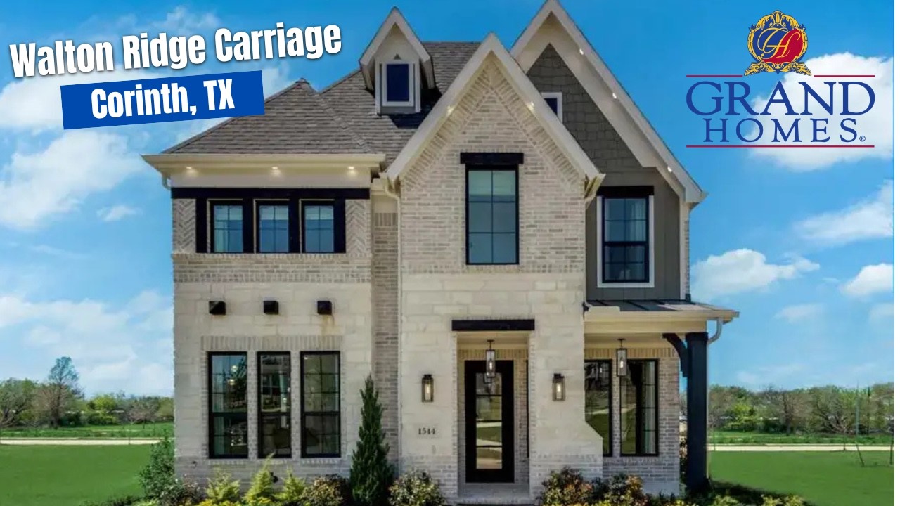 Grand Homes at Walton Ridge Carriage in Corinth, TX!