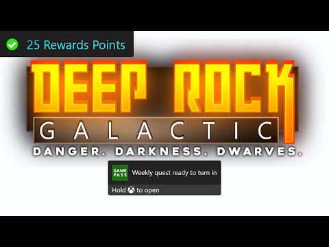 Deep Rock Galactic Weekly Xbox Game Pass Quest Guide - Play the Game