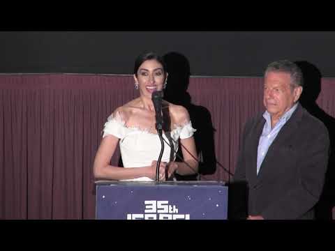 Hila Sa'ada, stars in The Beauty Queen of Jerusalem on Netflix, intro by Mike Burstyn at IFF'22 LA