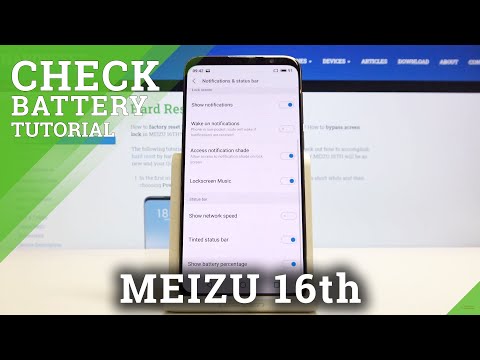 How to Enable Battery Percentage in MEIZU 16TH – Battery Level