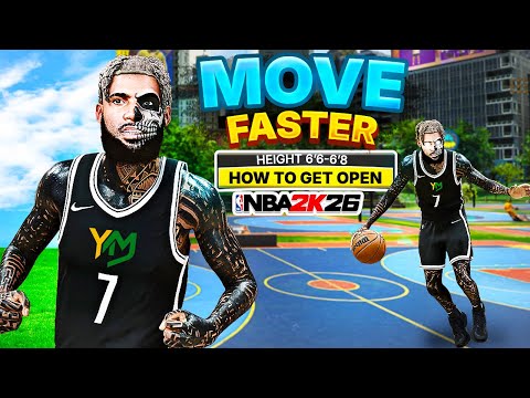 THE REAL SECRET TO MAKING YOUR 6'8 POINT GUARD MOVE WAY FASTER IN NBA 2K26!