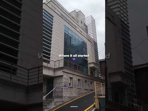 Visiting the old Big Hit Entertaiment building in Seoul ♡ #bts #btsarmy #seoul