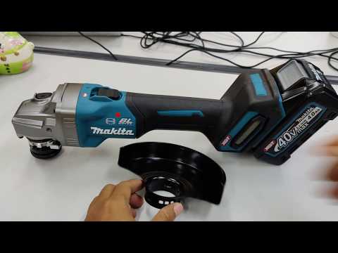 Makita GA005GZ Kampinis šlifuoklis XGT, 125MM, 8500RPM; bešepetėlinis variklis; elektrinis stabdys; AFT; "Z" versija - komplektuojamas be akumuliatoriaus ir kroviklio video