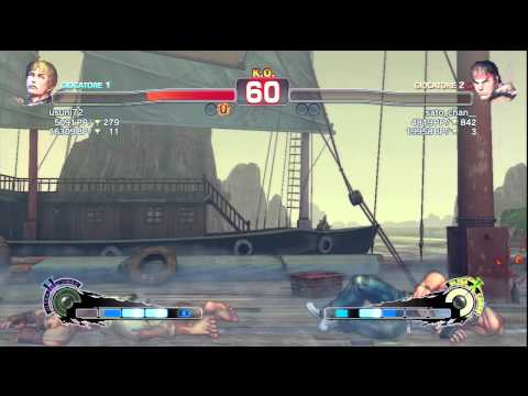 Super Street Fighter IV AE2012 - usuni72 (Cody) Vs sato_chan__ (Ryu)