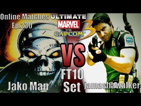 Jako Man VS jamashawalker FT10 Set (UMVC3 Online Matches Ep.230)