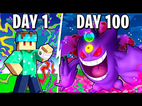 I Spent 100 DAYS In Minecraft Pixelmon: BEST Pokémon Team