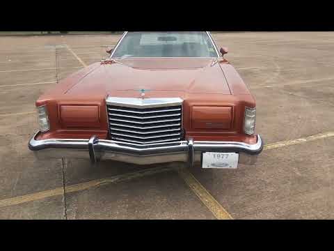 1977 Thunderbird 351 V8 Bright Saddle Metallic 43,600 miles  walk around, non stabilized but clearer