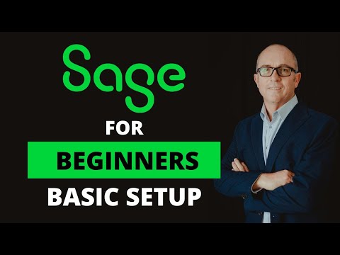 Sage Accounting Tutorial - Basic Setup - Quick & Easy (SA 2024)