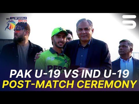 Post-Match Ceremony | Pakistan U-19 vs India U-19 | Final | Asia Cup Men's U-19 | ZI1S